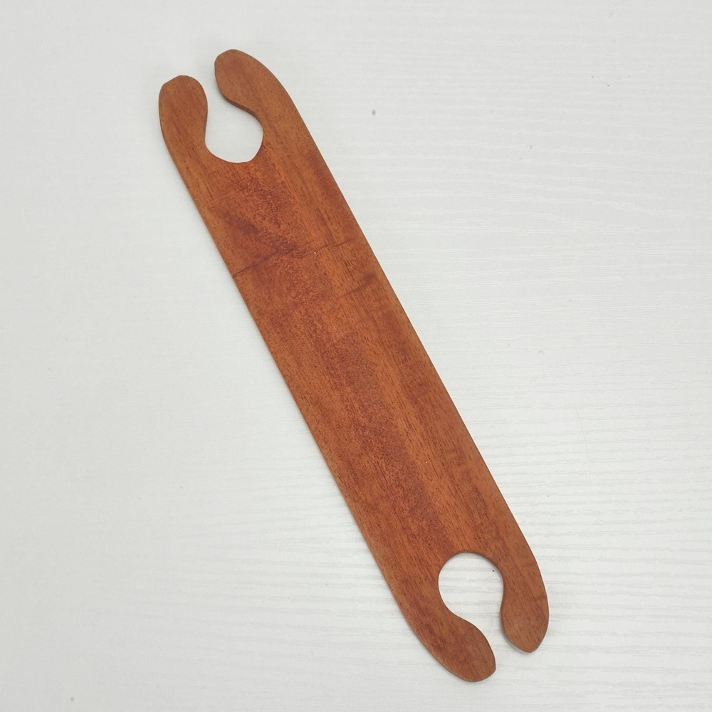Unbranded Weaving Shuttle Yarn Winder OS Brown Wood Primitive Craft Tool